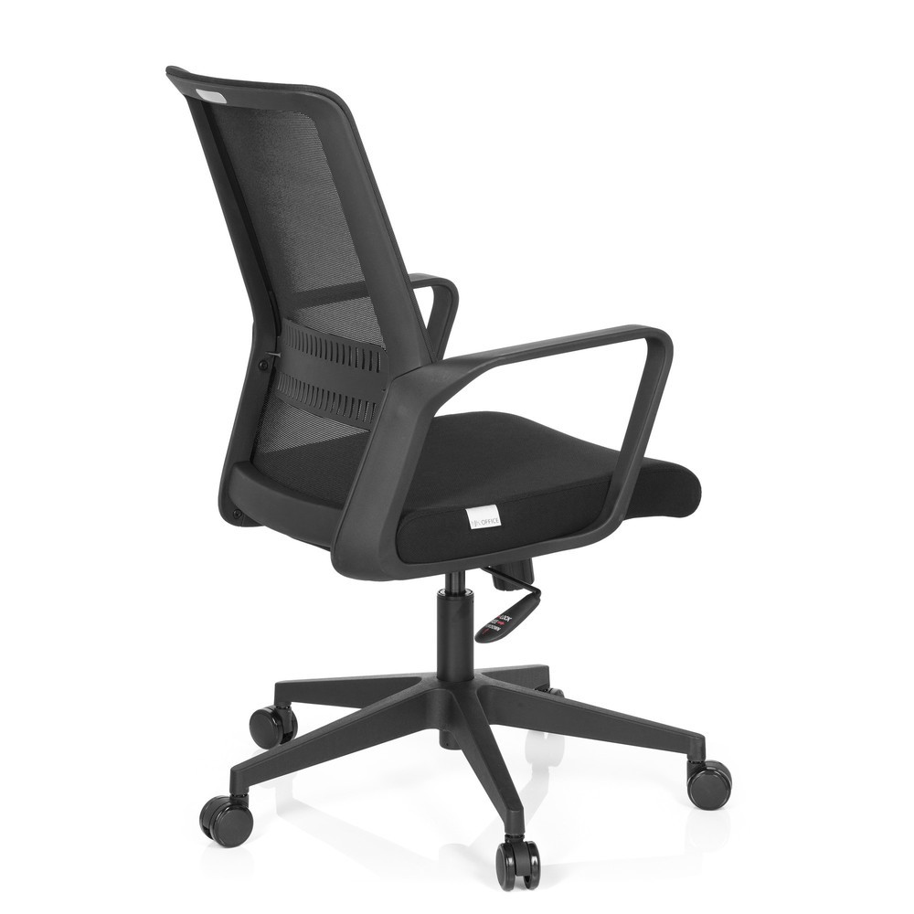 Productafbeelding nr. 9: Bureaustoel / draaistoel hjh OFFICE PRESTON netstof, zwart