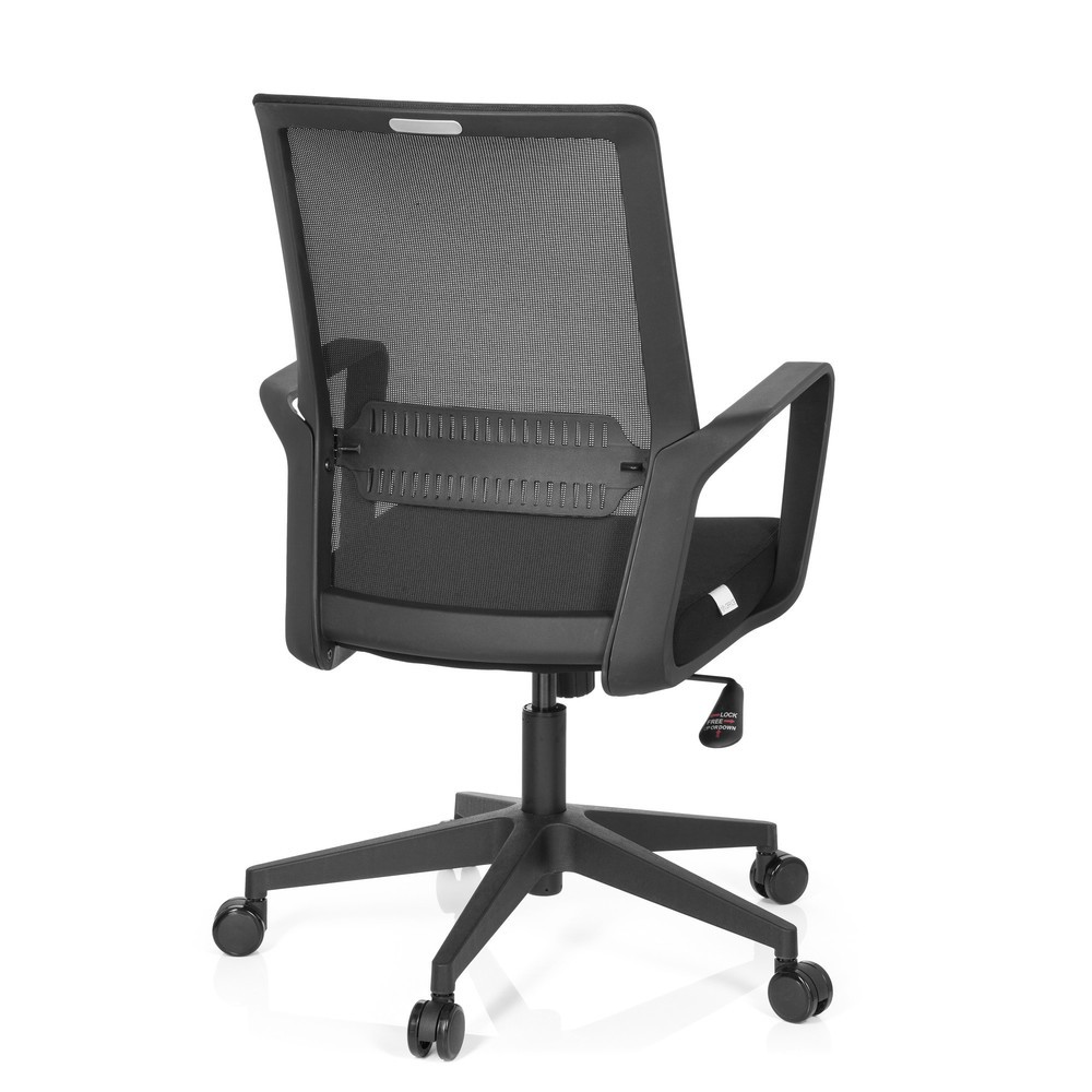 Productafbeelding nr. 10: Bureaustoel / draaistoel hjh OFFICE PRESTON netstof, zwart