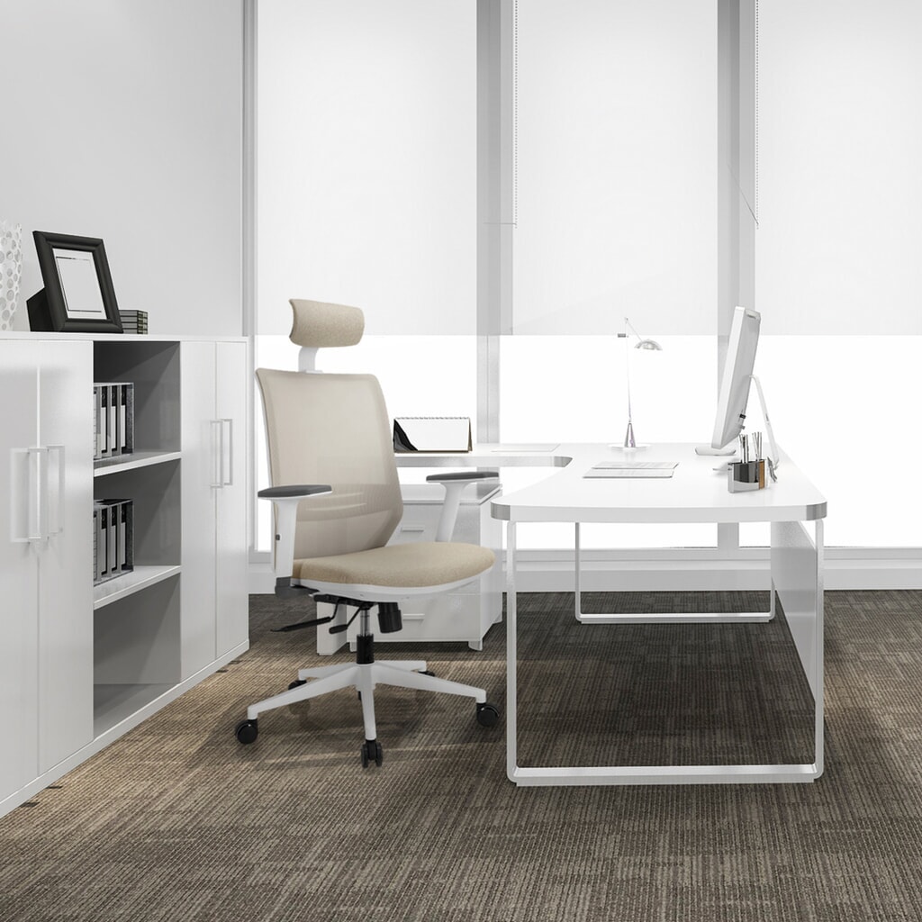 Bureaustoel / draaistoel hjh OFFICE PROFONDO PRO W netstof / stof, beige Productafbeelding nr. 7: Bureaustoel / draaistoel hjh OFFICE PROFONDO PRO W netstof / stof, beige