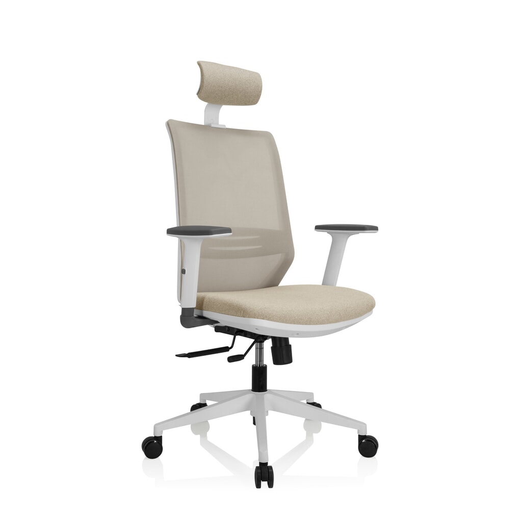 Productafbeelding nr. 8: Bureaustoel / draaistoel hjh OFFICE PROFONDO PRO W netstof / stof, beige