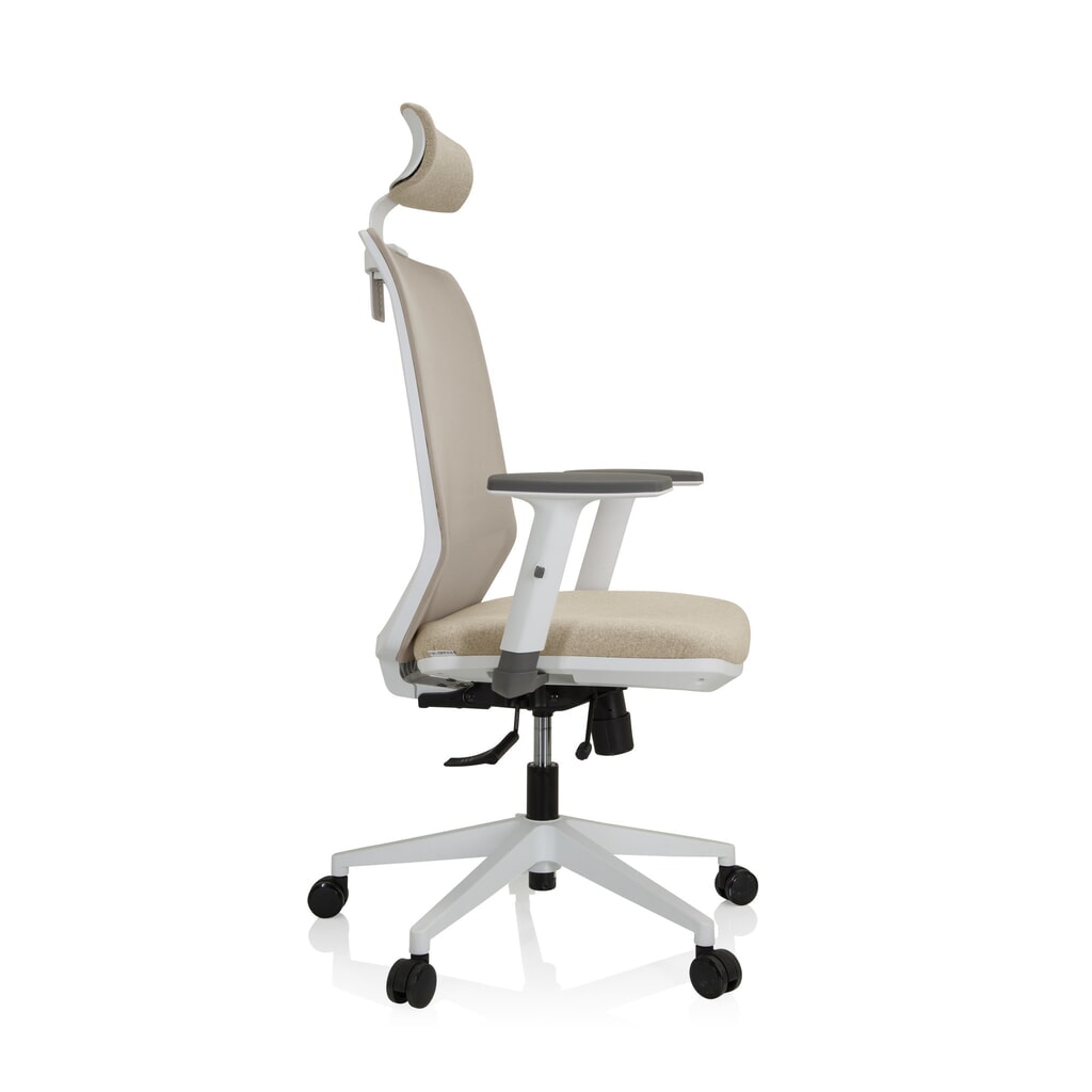 Bureaustoel / draaistoel hjh OFFICE PROFONDO PRO W netstof / stof, beige Productafbeelding nr. 9: Bureaustoel / draaistoel hjh OFFICE PROFONDO PRO W netstof / stof, beige