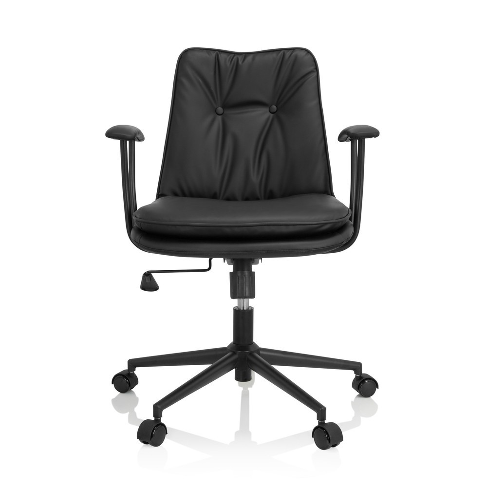 Product afbeelding: Bureaustoel / draaistoel hjh OFFICE SMALLO kunstleer, zwart