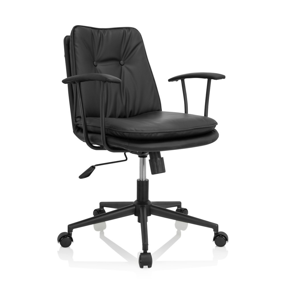 Productafbeelding nr. 6: Bureaustoel / draaistoel hjh OFFICE SMALLO kunstleer, zwart