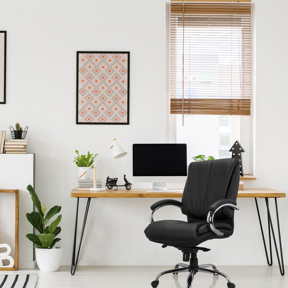Productafbeelding nr. 4: Bureaustoel / directiestoel hjh OFFICE XXL H 100 PU, zwart