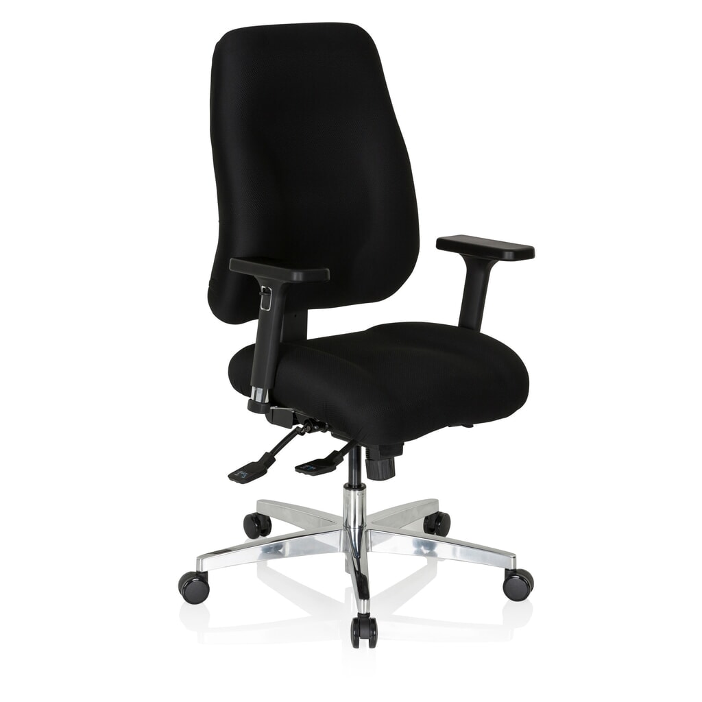 Bureaustoel / directiestoel hjh OFFICE ZENIT COMFORT, zwart Productafbeelding nr. 8: Bureaustoel / directiestoel hjh OFFICE ZENIT COMFORT, zwart