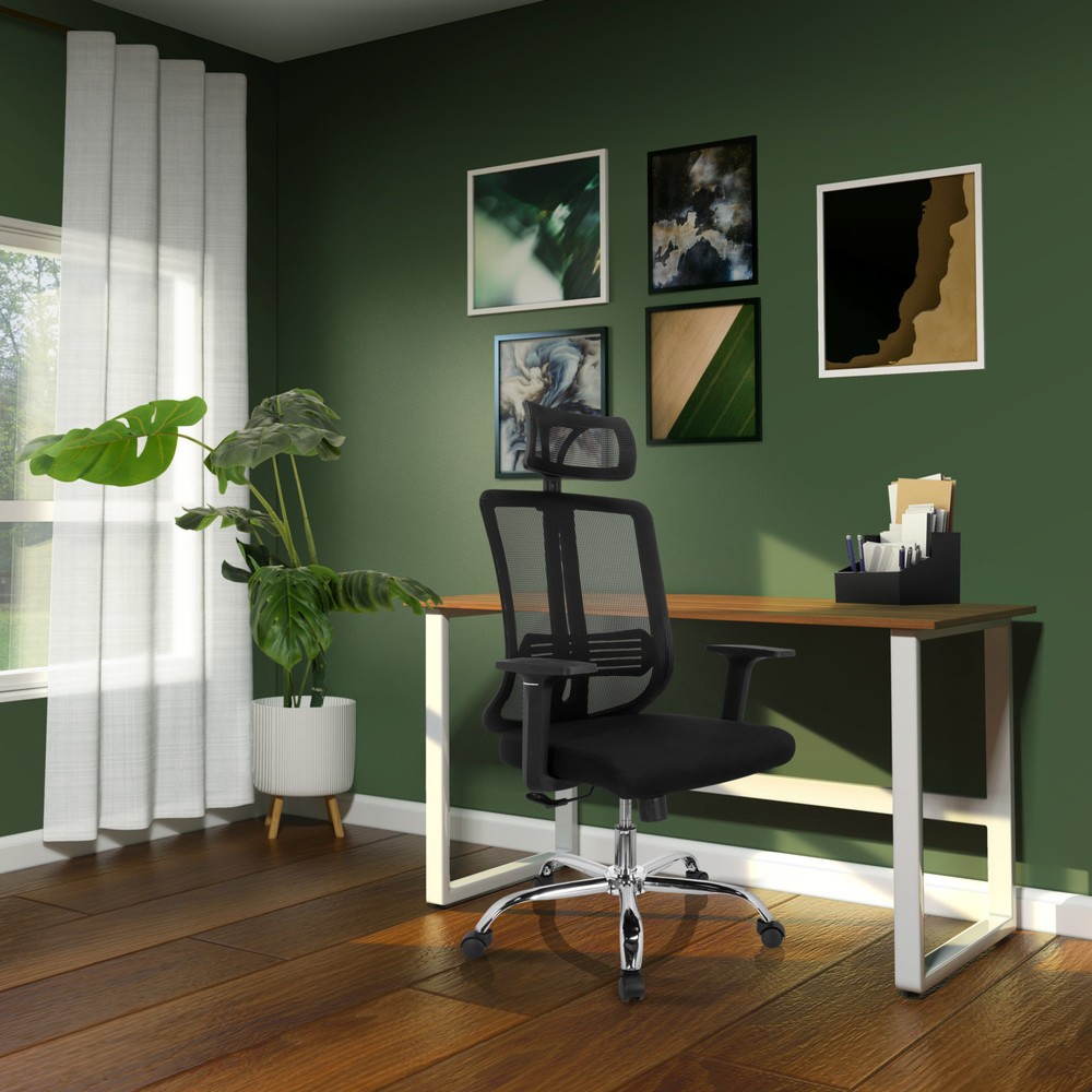 Productafbeelding nr. 4: Bureaustoel / draaistoel hjh OFFICE ZH 200 netstof, zwart