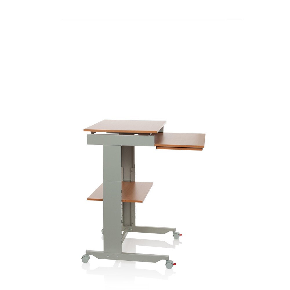 Productafbeelding nr. 7: Computertafel / bureau hjh OFFICE WORKSTATION, grijs / beuk