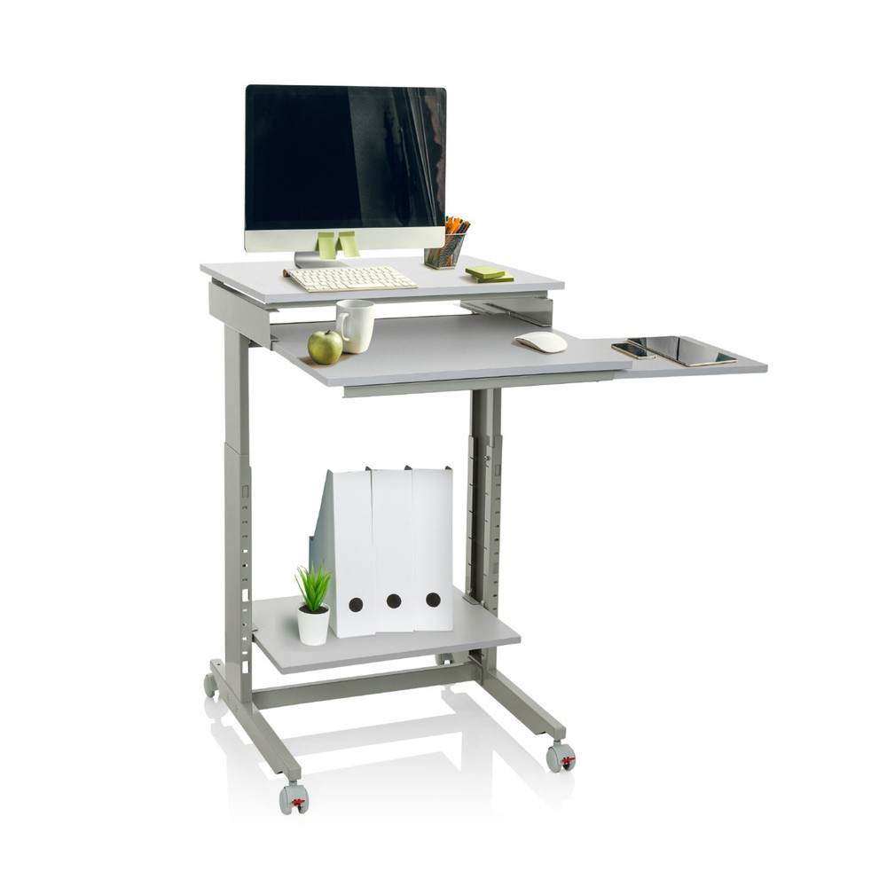 Productafbeelding nr. 2: Computertafel / bureau hjh OFFICE WORKSTATION, grijs