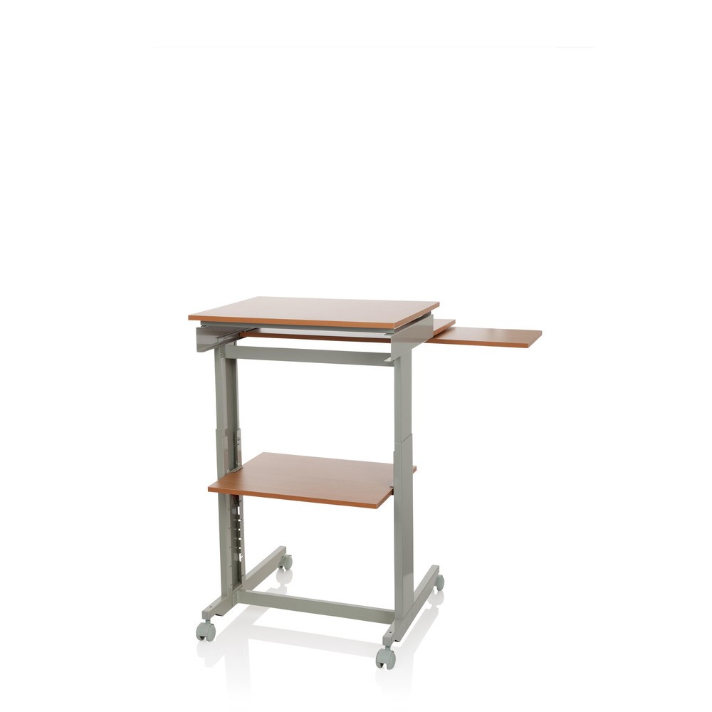 Productafbeelding nr. 9: Computertafel / bureau hjh OFFICE WORKSTATION, grijs / beuk