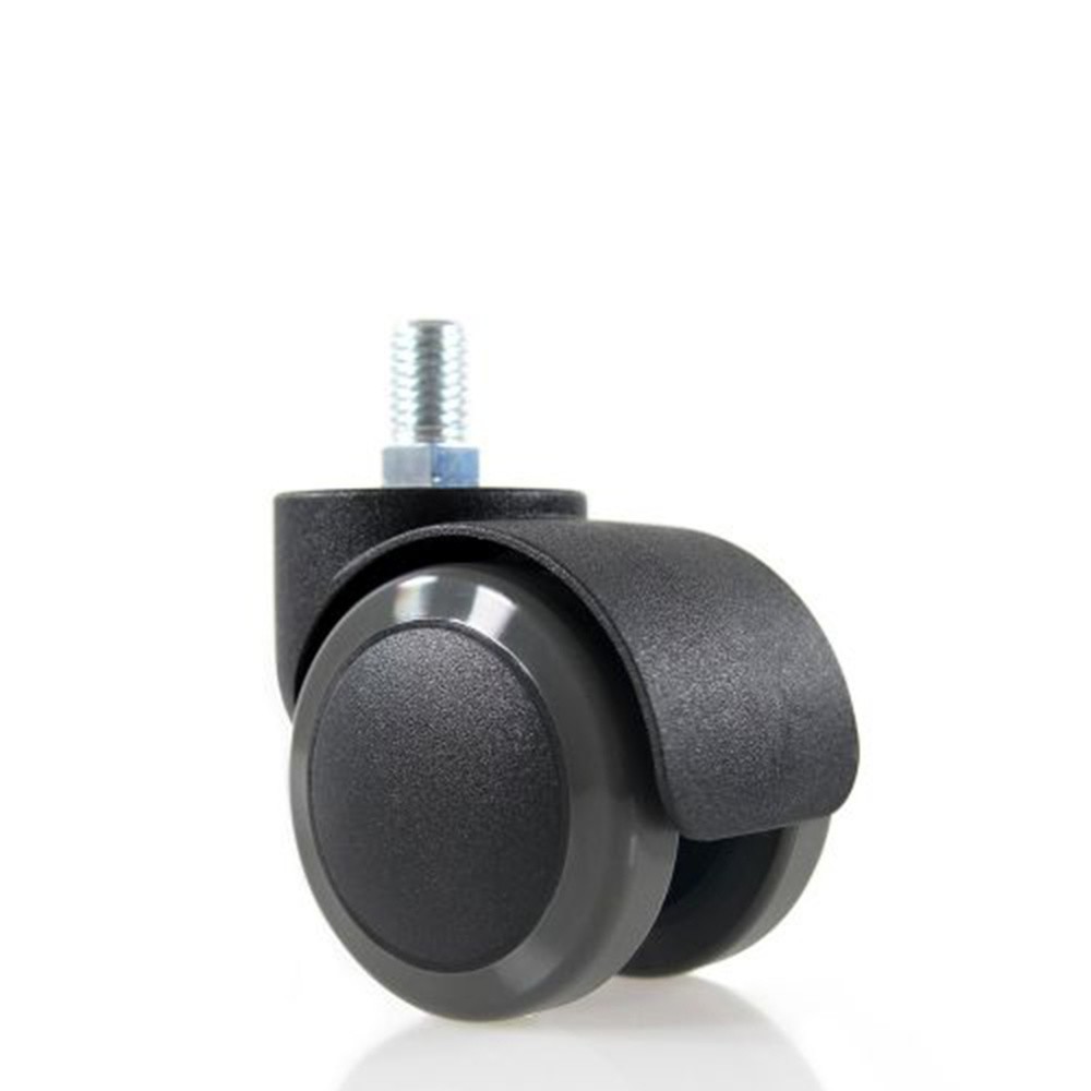 Product afbeelding: Wielen voor harde vloeren 5x hjh OFFICE 50 mm / schroefdraad M10 bureaustoelwielen voor harde vloeren, (set van 5)