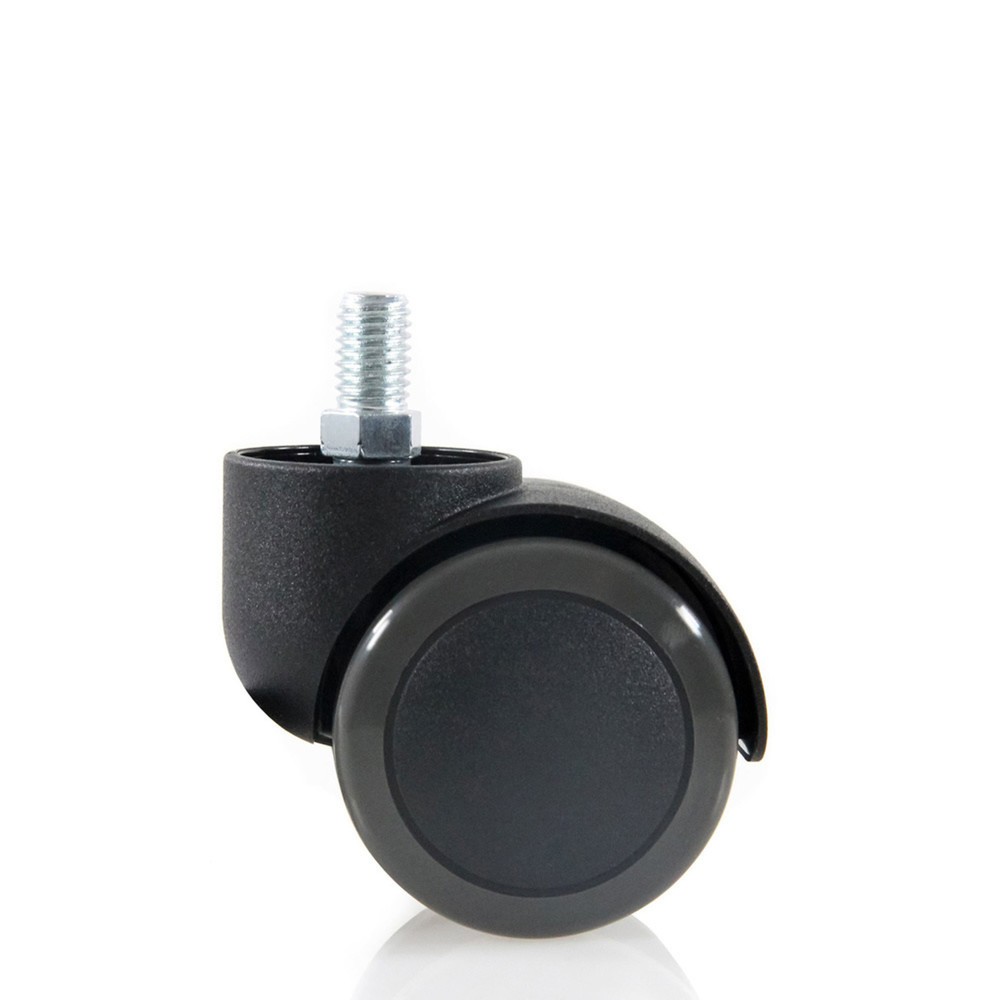 Productafbeelding nr. 2: Wielen voor harde vloeren 5x hjh OFFICE 50 mm / schroefdraad M10 bureaustoelwielen voor harde vloeren, (set van 5)