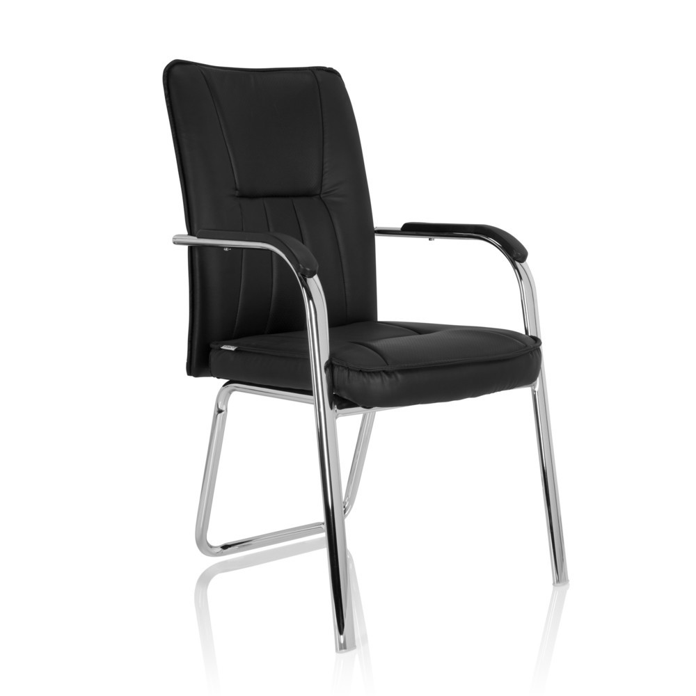 Productafbeelding nr. 2: Vergaderstoel / bezoekersstoel hjh OFFICE BANDA V PU, zwart