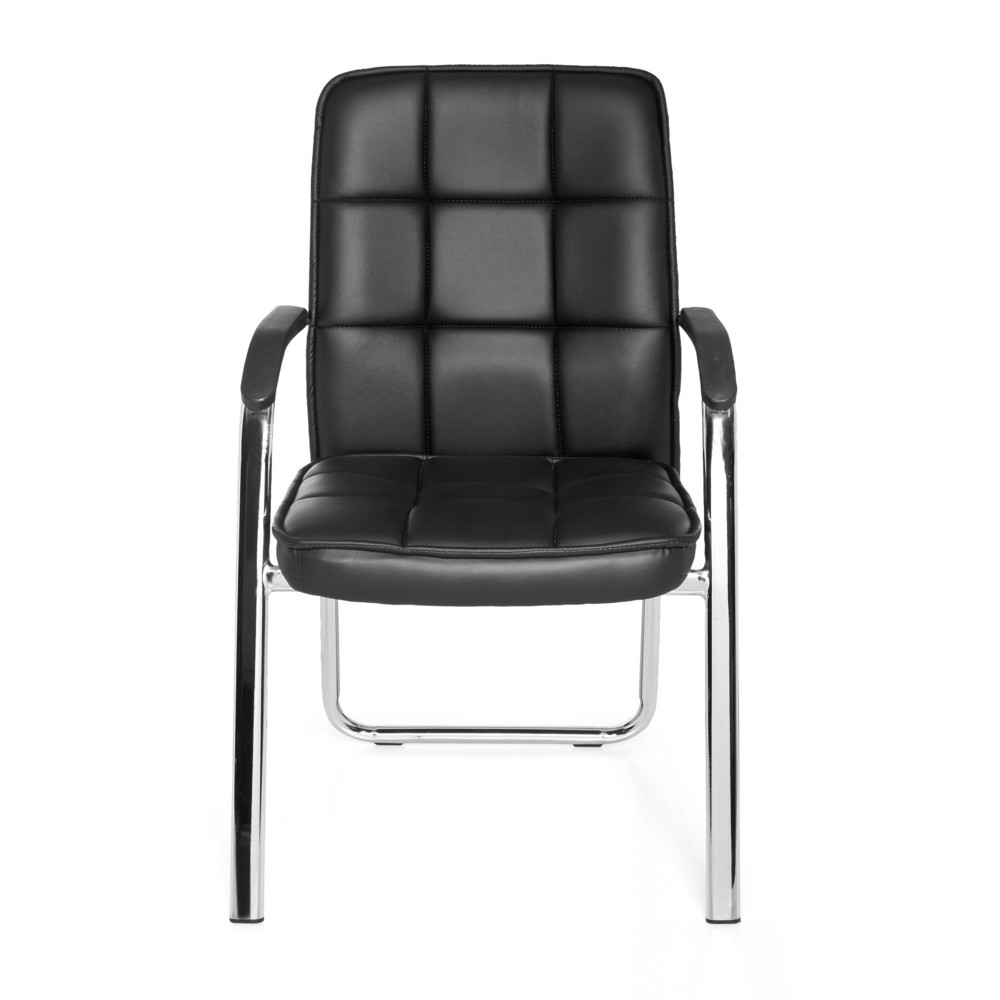 Product afbeelding: Vergaderstoel / bezoekersstoel hjh OFFICE BORNE V PU, zwart