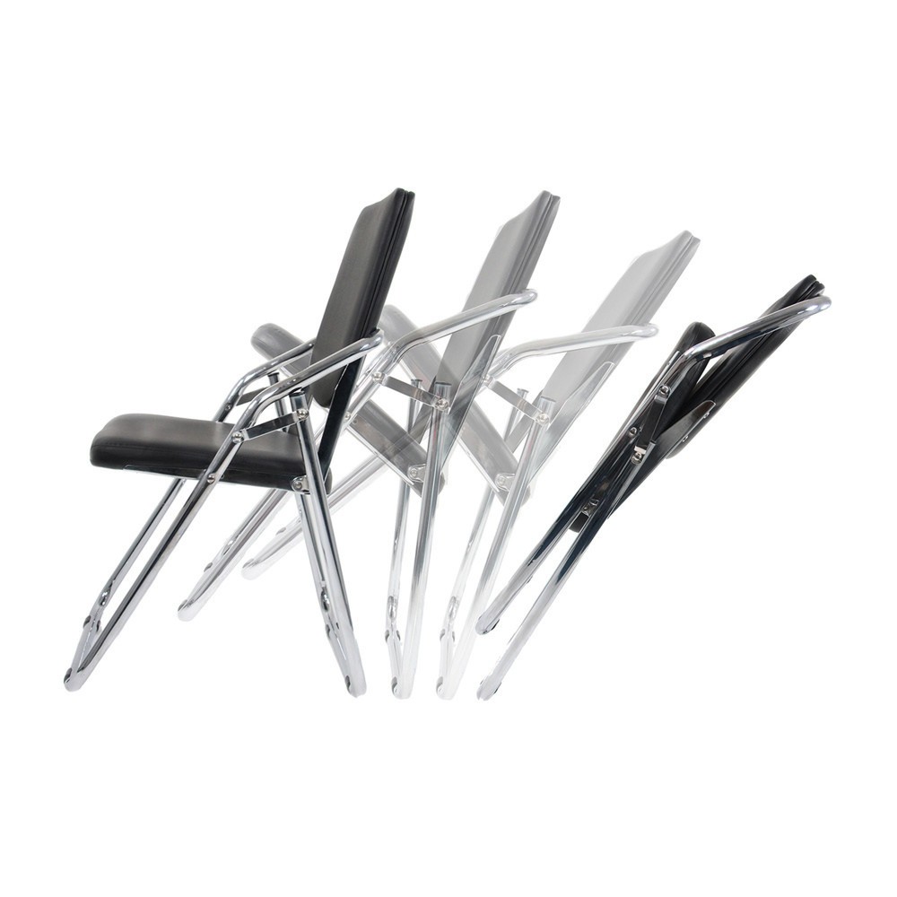 Productafbeelding nr. 4: Vergaderstoel / bezoekersstoel / klapstoel hjh OFFICE ESTO V PU, zwart set van 4