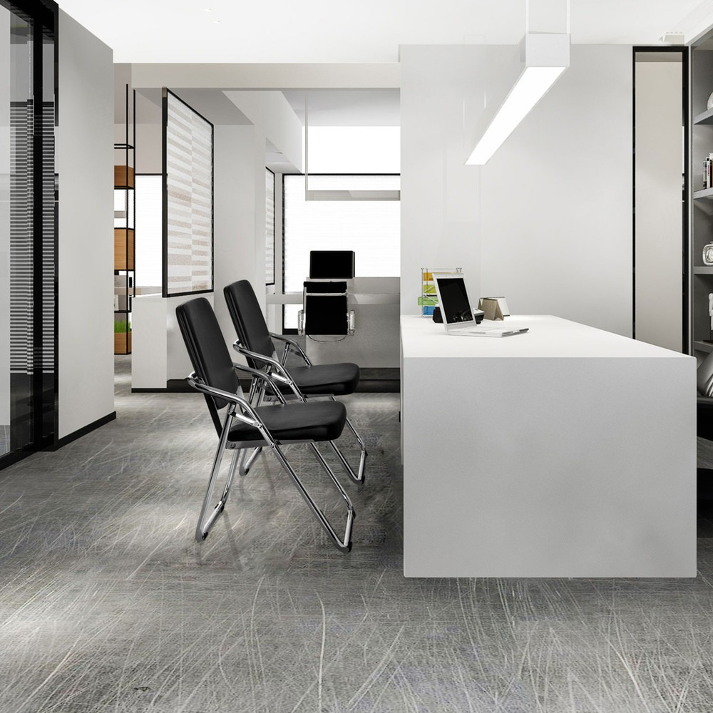 Productafbeelding nr. 6: Vergaderstoel / bezoekersstoel / klapstoel hjh OFFICE ESTO V PU, zwart set van 4