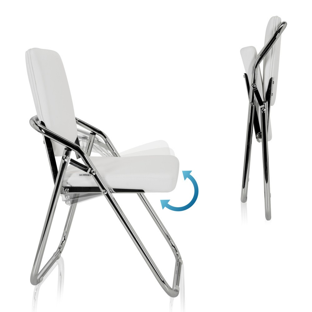 Productafbeelding nr. 3: Vergaderstoel / bezoekersstoel hjh OFFICE ESTO V PU, wit