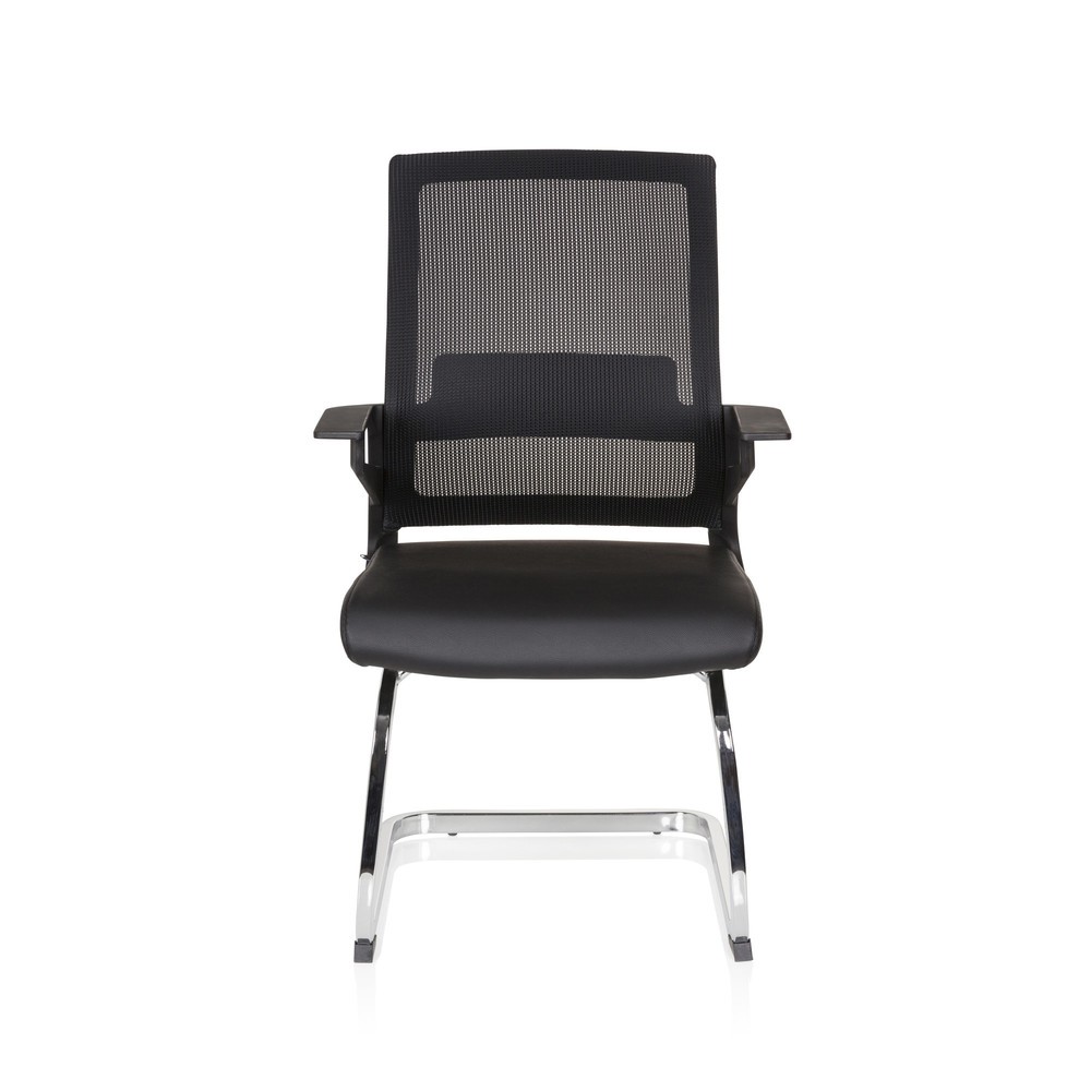 Product afbeelding: Vergaderstoel / sledestoel hjh OFFICE INVENTOR V PRO kunstleer, zwart