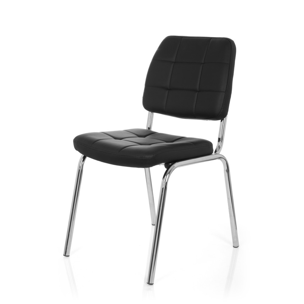 Productafbeelding nr. 10: Vergaderstoel / bezoekersstoel hjh OFFICE PICENO V PU, zwart