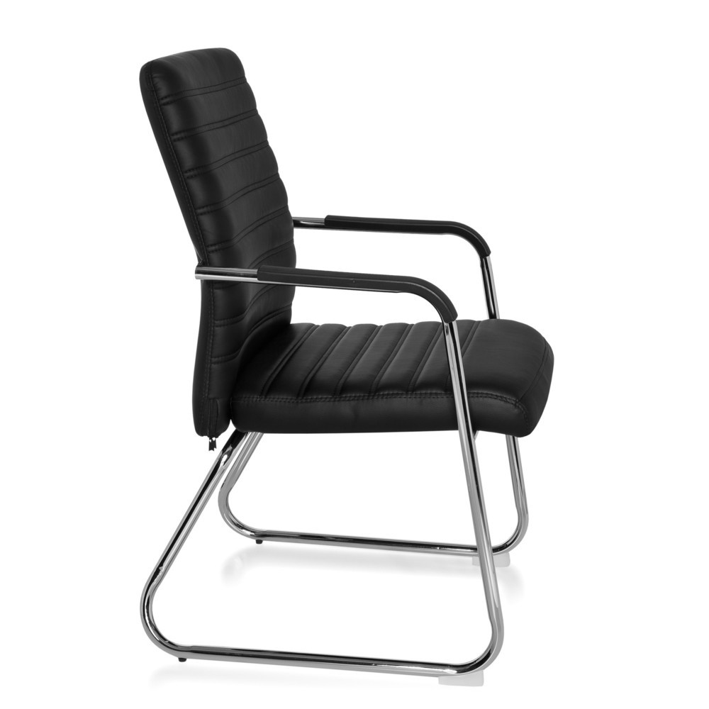 Productafbeelding nr. 6: Vergaderstoel / sledestoel hjh OFFICE STEEL V PU, zwart