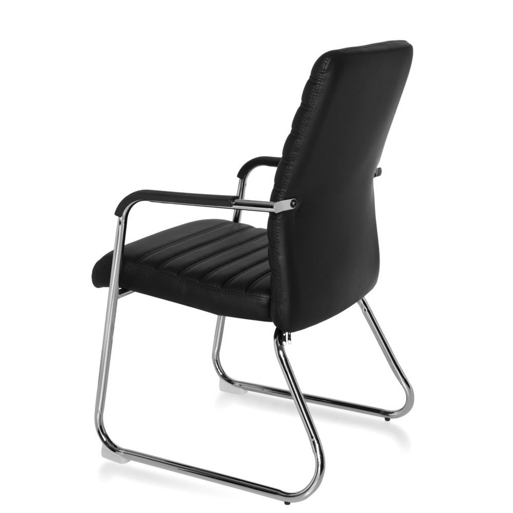 Productafbeelding nr. 10: Vergaderstoel / sledestoel hjh OFFICE STEEL V PU, zwart