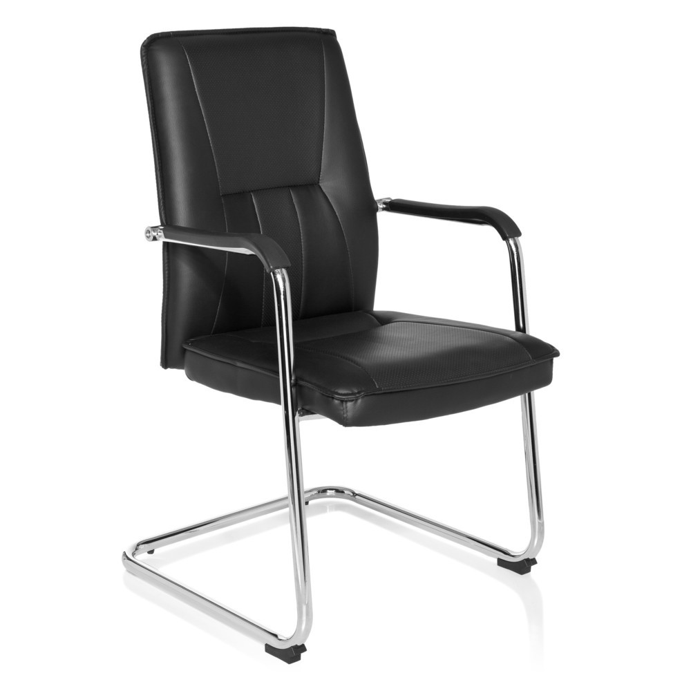 Productafbeelding nr. 2: Vergaderstoel / bezoekersstoel hjh OFFICE TILA V PU, zwart
