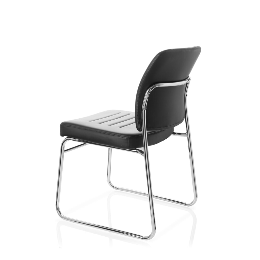 Vergaderstoel / bezoekersstoel hjh OFFICE TONSO V kunstleer, zwart Productafbeelding nr. 8: Vergaderstoel / bezoekersstoel hjh OFFICE TONSO V kunstleer, zwart
