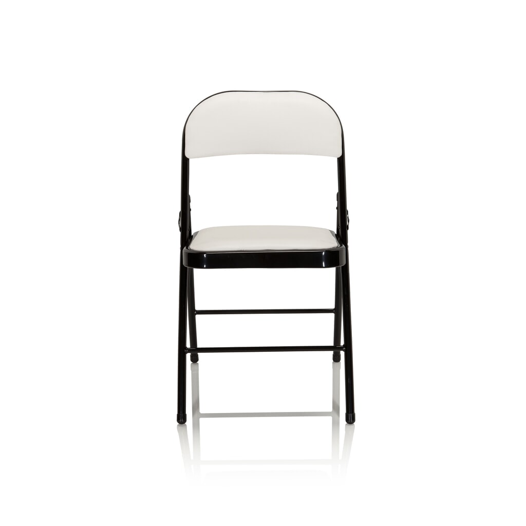 Vergaderstoel / bezoekersstoel / klapstoel hjh OFFICE TUDELA PU, wit Product afbeelding: Vergaderstoel / bezoekersstoel / klapstoel hjh OFFICE TUDELA PU, wit
