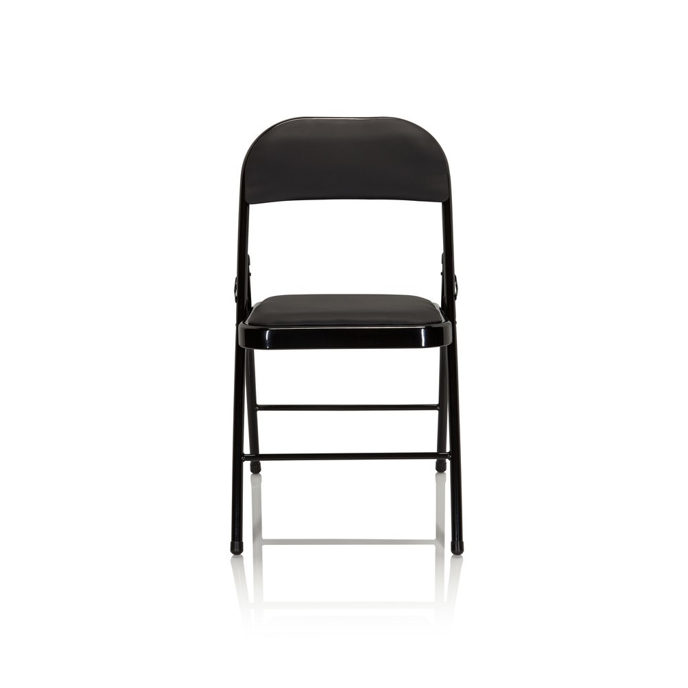 Product afbeelding: Vergaderstoel / bezoekersstoel / klapstoel hjh OFFICE TUDELA PU, zwart