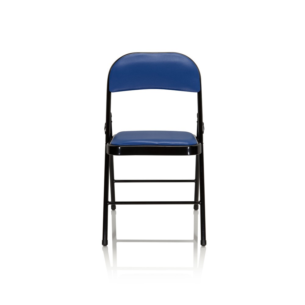 Product afbeelding: Vergaderstoel / bezoekersstoel / klapstoel hjh OFFICE TUDELA PU, blauw