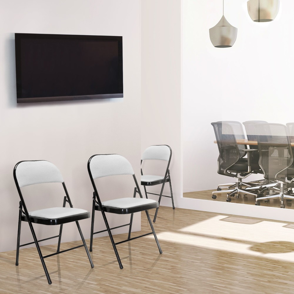 Productafbeelding nr. 7: Vergaderstoel / bezoekersstoel / klapstoel hjh OFFICE TUDELA PU, wit