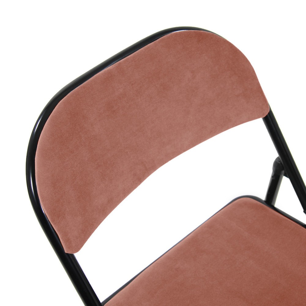 Productafbeelding nr. 3: Vergaderstoel / bezoekersstoel / klapstoel hjh OFFICE TUDELA I fluweel, roze