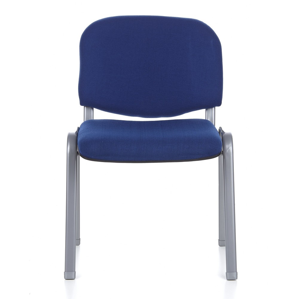 Productafbeelding nr. 1: Vergaderstoel / bezoekersstoel hjh OFFICE XT 600, blauw / zilver