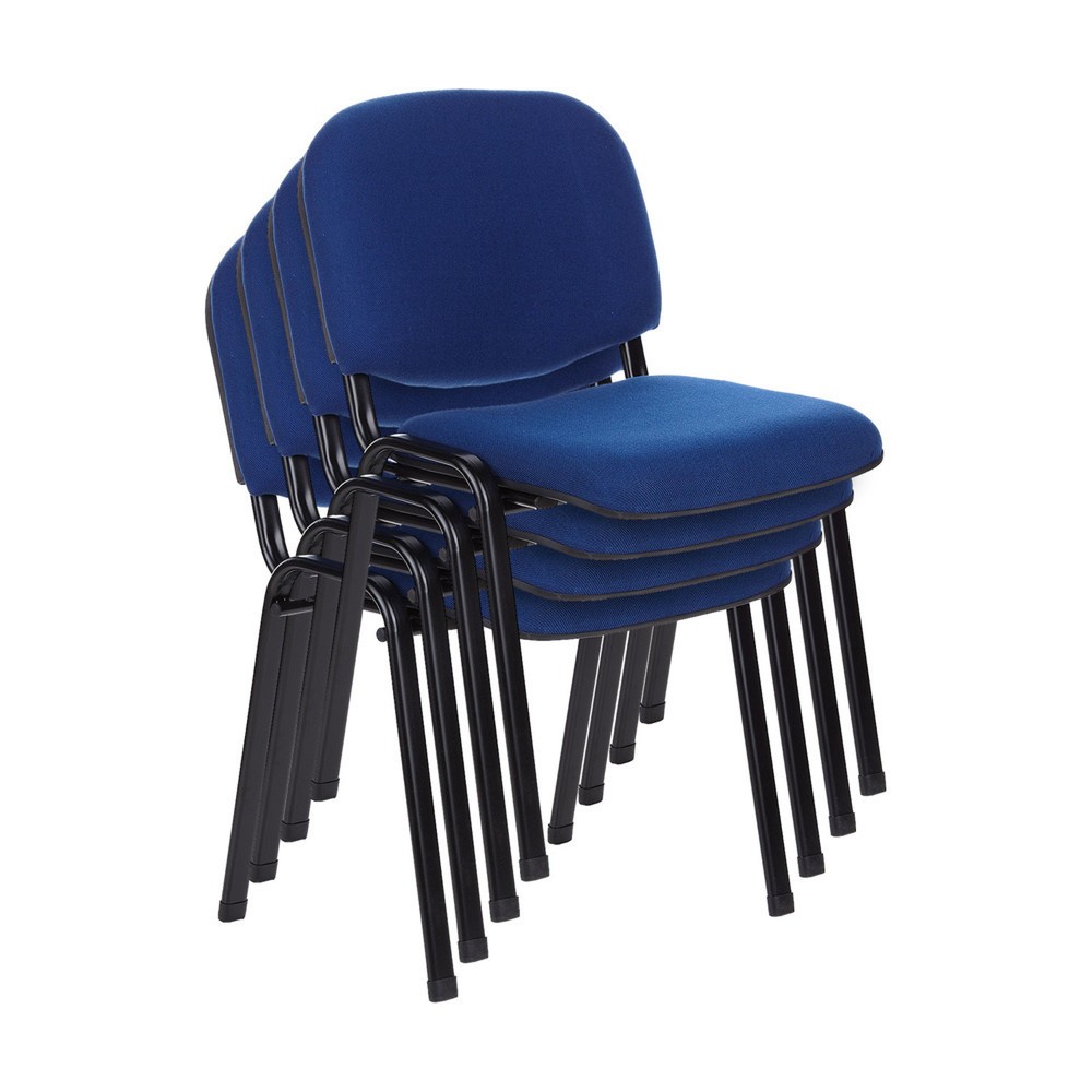 Productafbeelding nr. 3: Vergaderstoel / bezoekersstoel hjh OFFICE XT 600, zwart / blauw