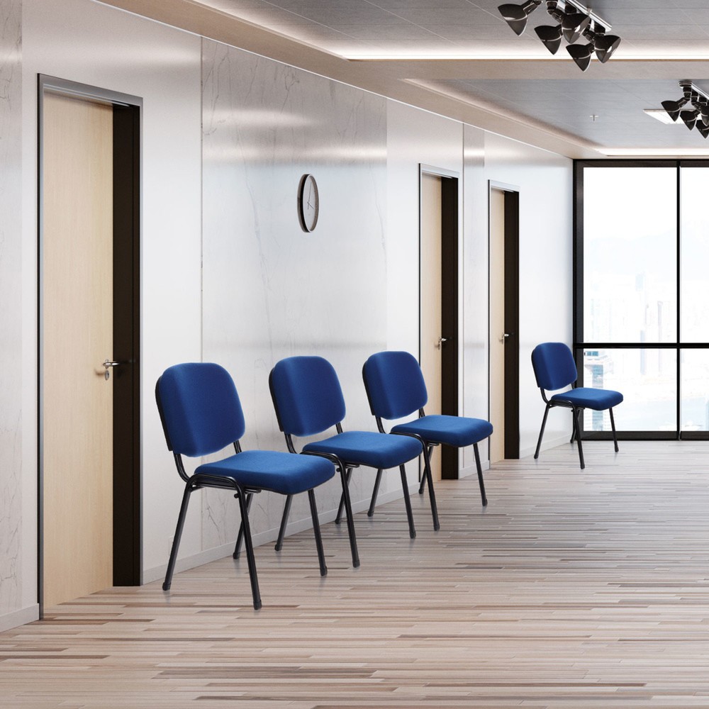 Productafbeelding nr. 4: Vergaderstoel / bezoekersstoel hjh OFFICE XT 600, zwart / blauw