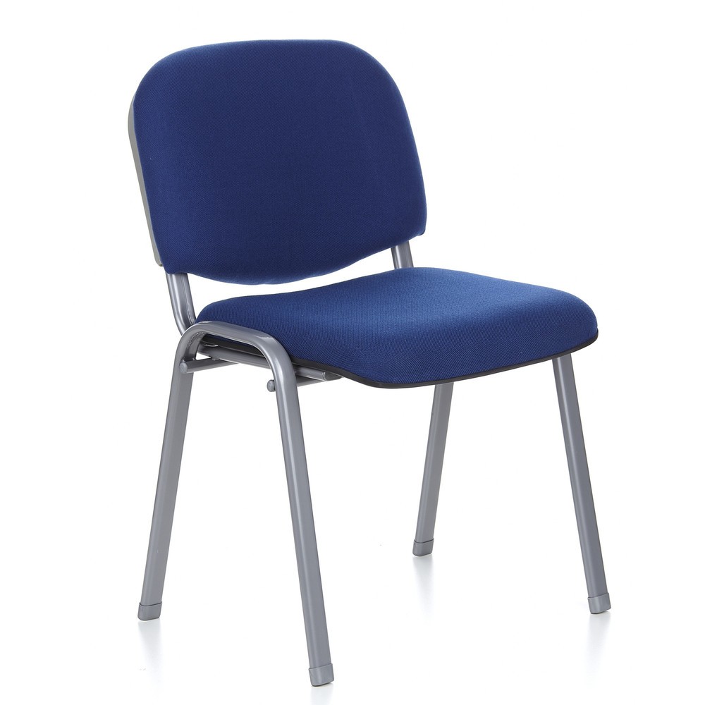 Productafbeelding nr. 3: Vergaderstoel / bezoekersstoel hjh OFFICE XT 600, blauw / zilver