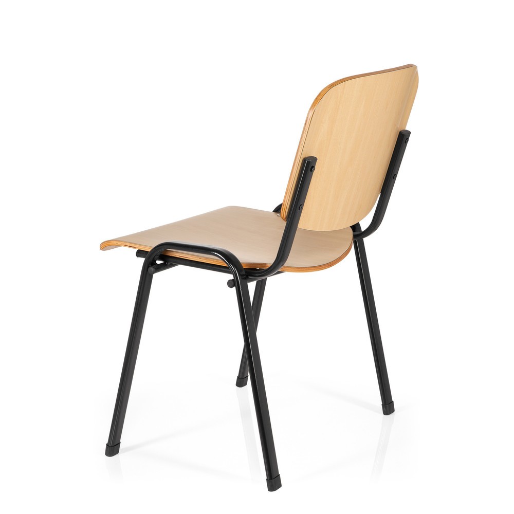 Productafbeelding nr. 8: Vergaderstoel / bezoekersstoel hjh OFFICE XT 600, zwart / beuk