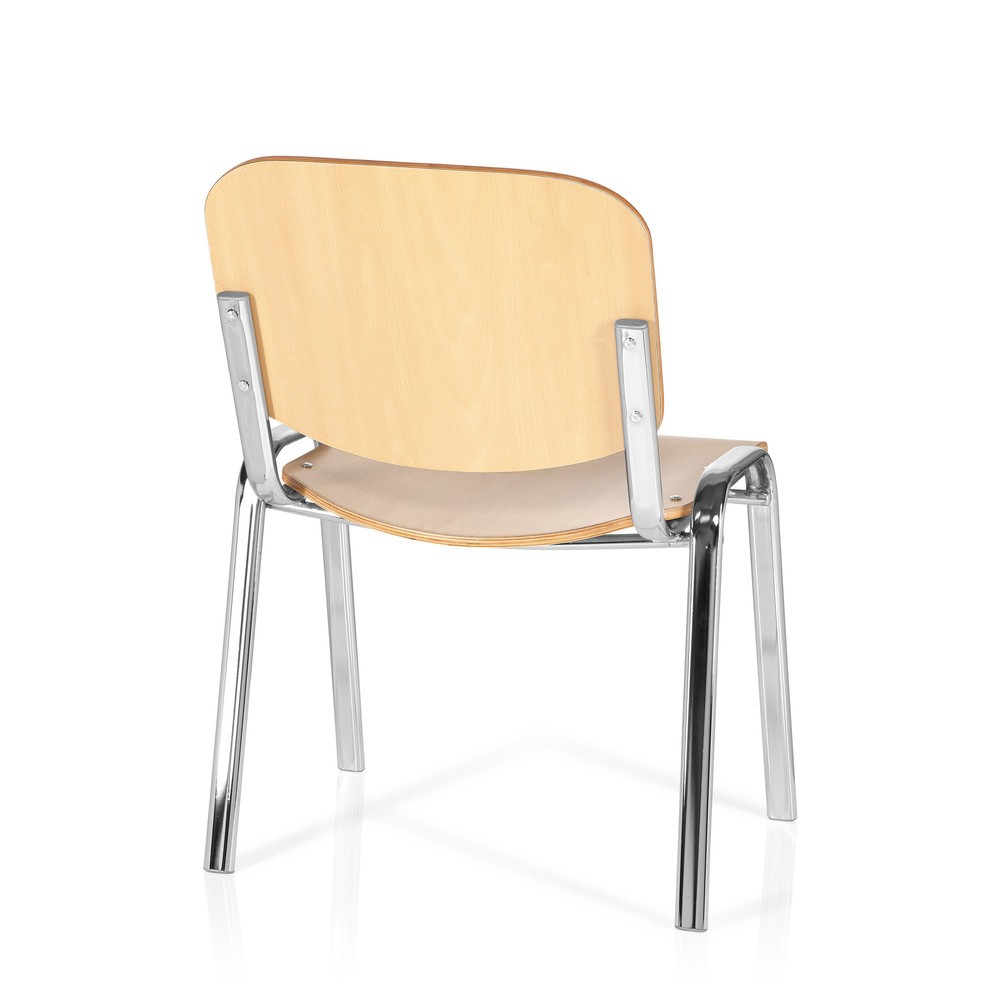 Productafbeelding nr. 6: Vergaderstoel / bezoekersstoel hjh OFFICE XT 600, chroom / beuk