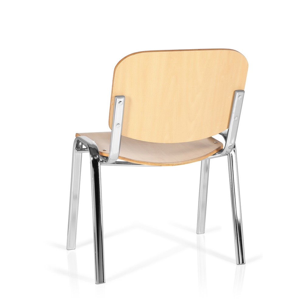 Productafbeelding nr. 7: Vergaderstoel / bezoekersstoel hjh OFFICE XT 600, chroom / beuk