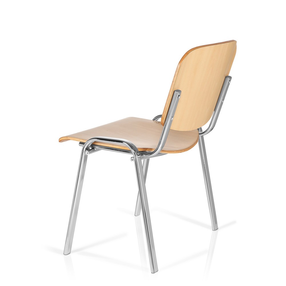 Productafbeelding nr. 8: Vergaderstoel / bezoekersstoel hjh OFFICE XT 600, chroom / beuk