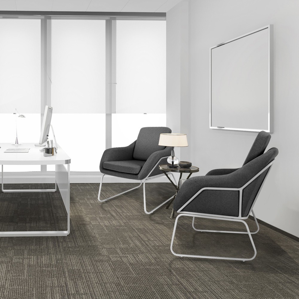 Productafbeelding nr. 4: Loungestoel / relaxzetel hjh OFFICE LAGUNO W stof donkergrijs, 1 zits