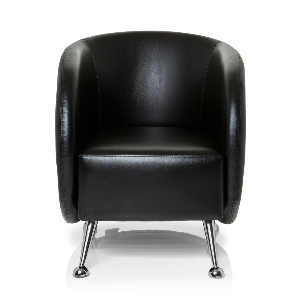 Productafbeelding nr. 1: Loungezetel / clubzetel hjh OFFICE ST. LUCIA kunstleer, zwart