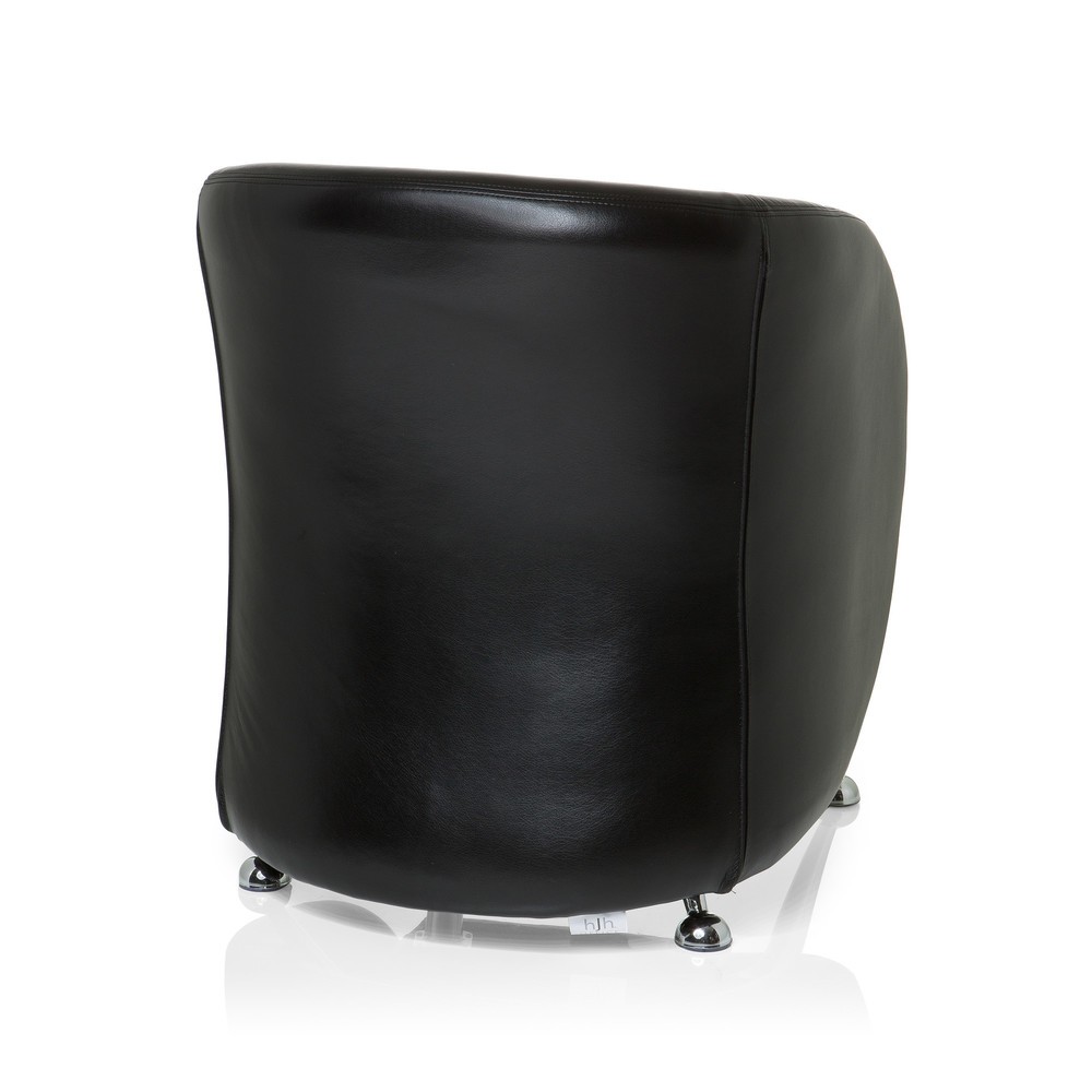 Productafbeelding nr. 5: Loungezetel / clubzetel hjh OFFICE ST. LUCIA kunstleer, zwart