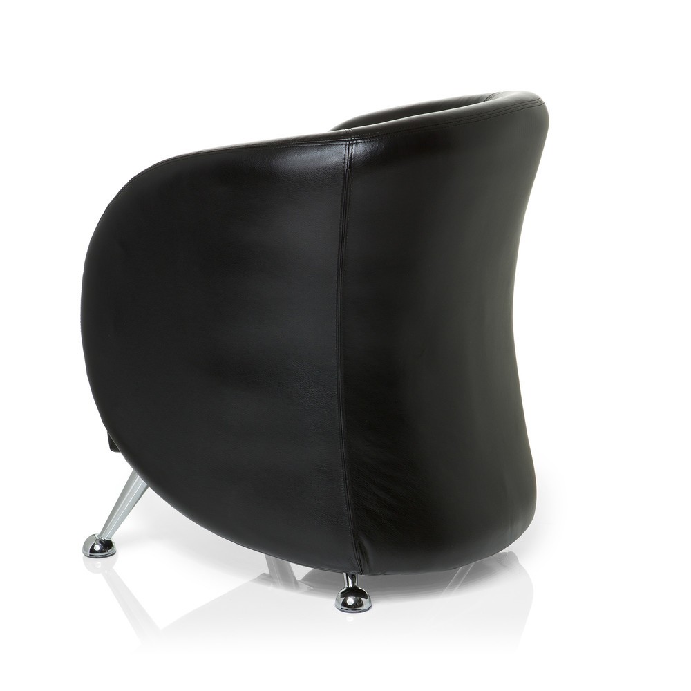 Productafbeelding nr. 7: Loungezetel / clubzetel hjh OFFICE ST. LUCIA kunstleer, zwart