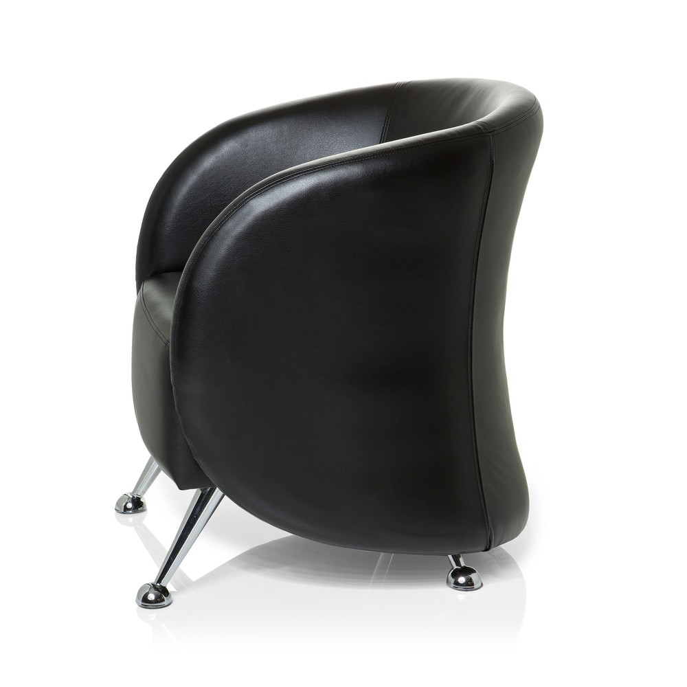 Productafbeelding nr. 8: Loungezetel / clubzetel hjh OFFICE ST. LUCIA kunstleer, zwart