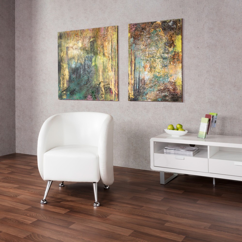 Productafbeelding nr. 2: Loungezetel / clubzetel hjh OFFICE ST. LUCIA kunstleer, wit