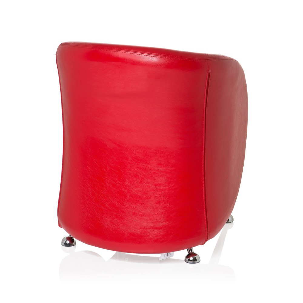 Productafbeelding nr. 7: Loungezetel / clubzetel hjh OFFICE ST. LUCIA kunstleer, rood
