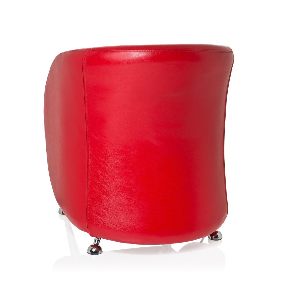 Productafbeelding nr. 8: Loungezetel / clubzetel hjh OFFICE ST. LUCIA kunstleer, rood