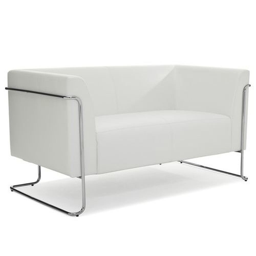 Productafbeelding nr. 3: Loungebank hjh OFFICE CURACAO kunstleer, 2-zits, wit