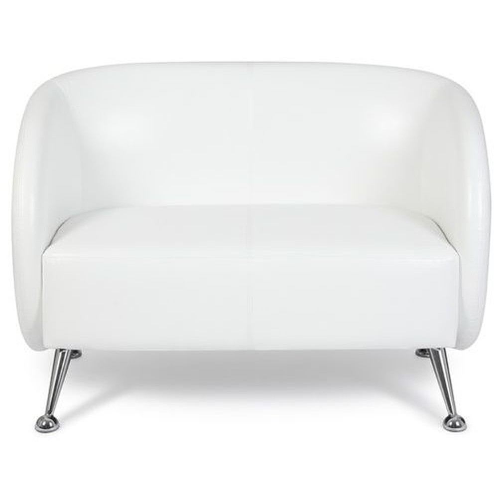 Productafbeelding nr. 1: Loungebank / clubsofa hjh OFFICE ST. LUCIA kunstleer, 2-zits, wit