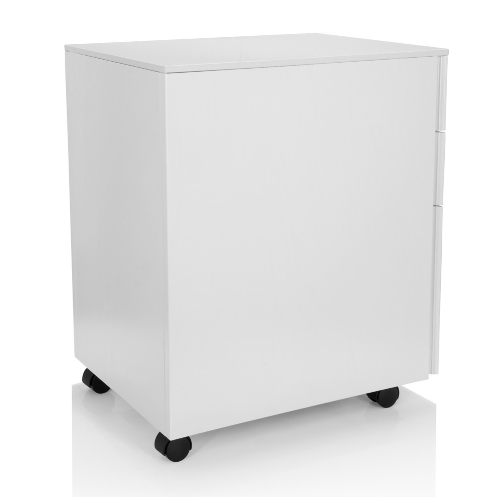 Productafbeelding nr. 8: Ladekast op wielen hjh OFFICE COLOR OS I metaal wit met cijferslot